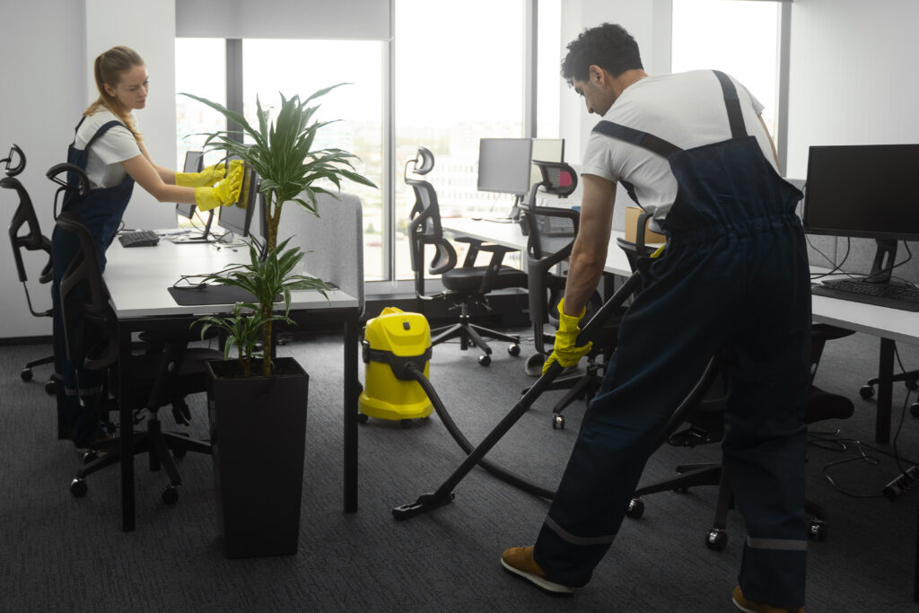 full-shot-people-cleaning-office